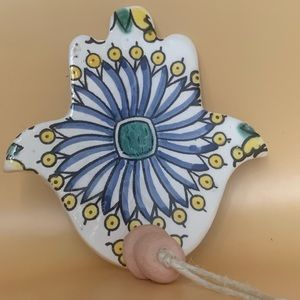 Wall/Car hanging Small Hamsa Open Flower Style